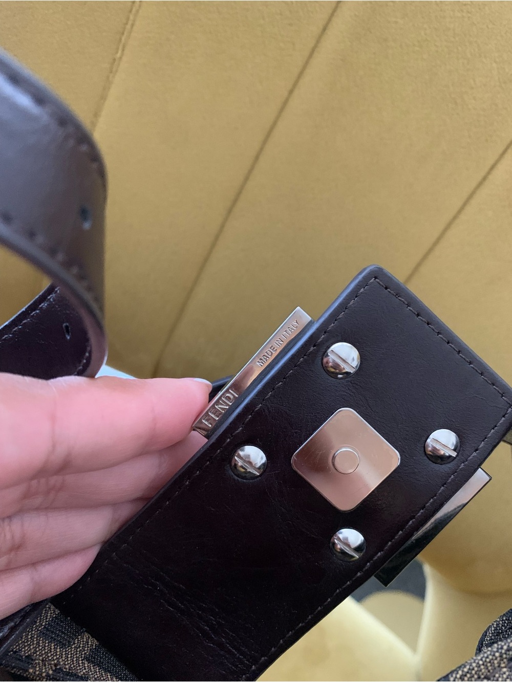 Fendi Zucca Shoulder Bag - Picture 6 of 12